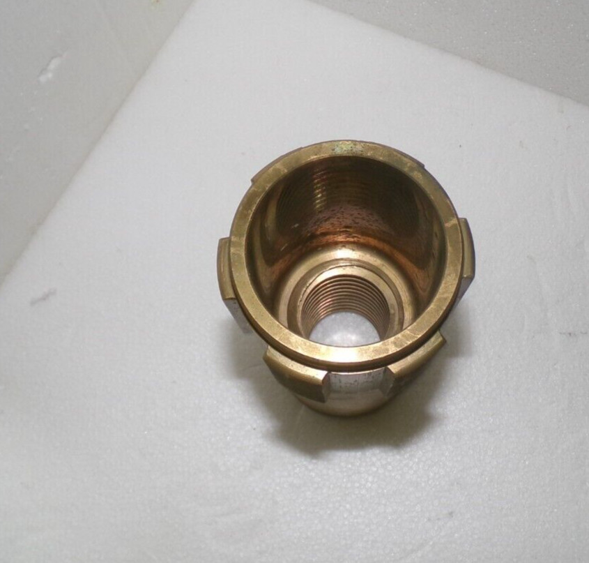 Brass Adapter Connector 010-65572 for Seal Kit ? 1.35″ ID Thread to 2.17″ ID NEW