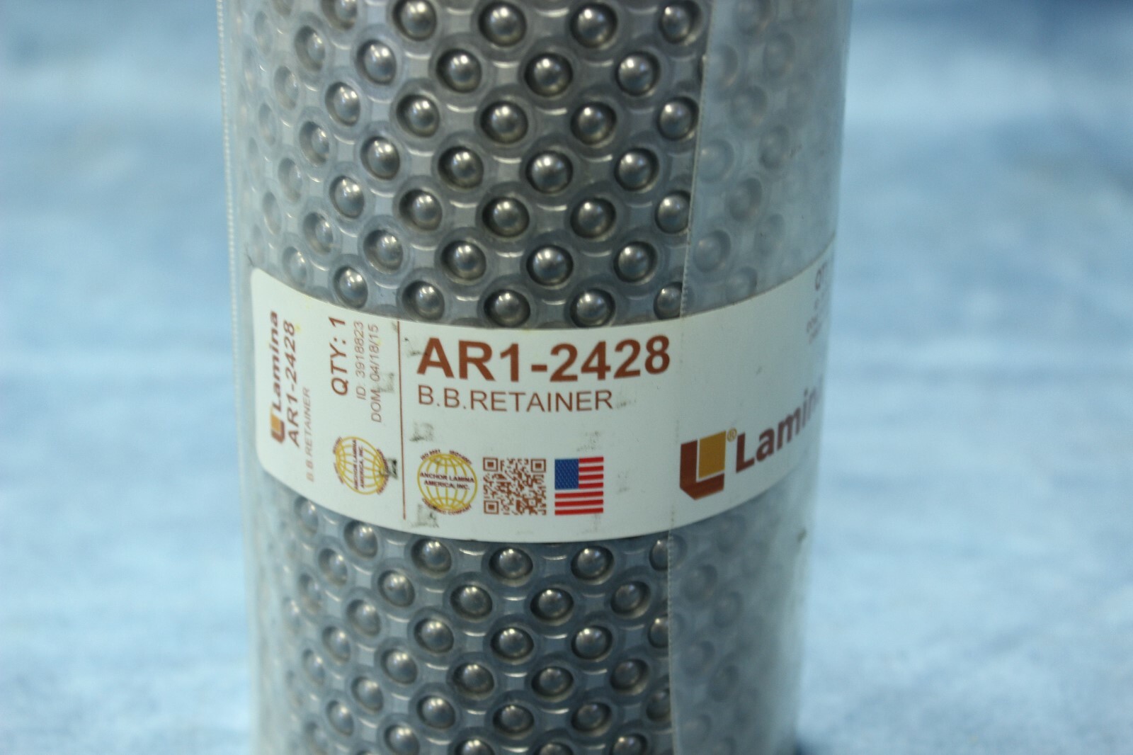 Lamina AR1-2428 Ball Bearing Retainer AR12428 Silver NOS