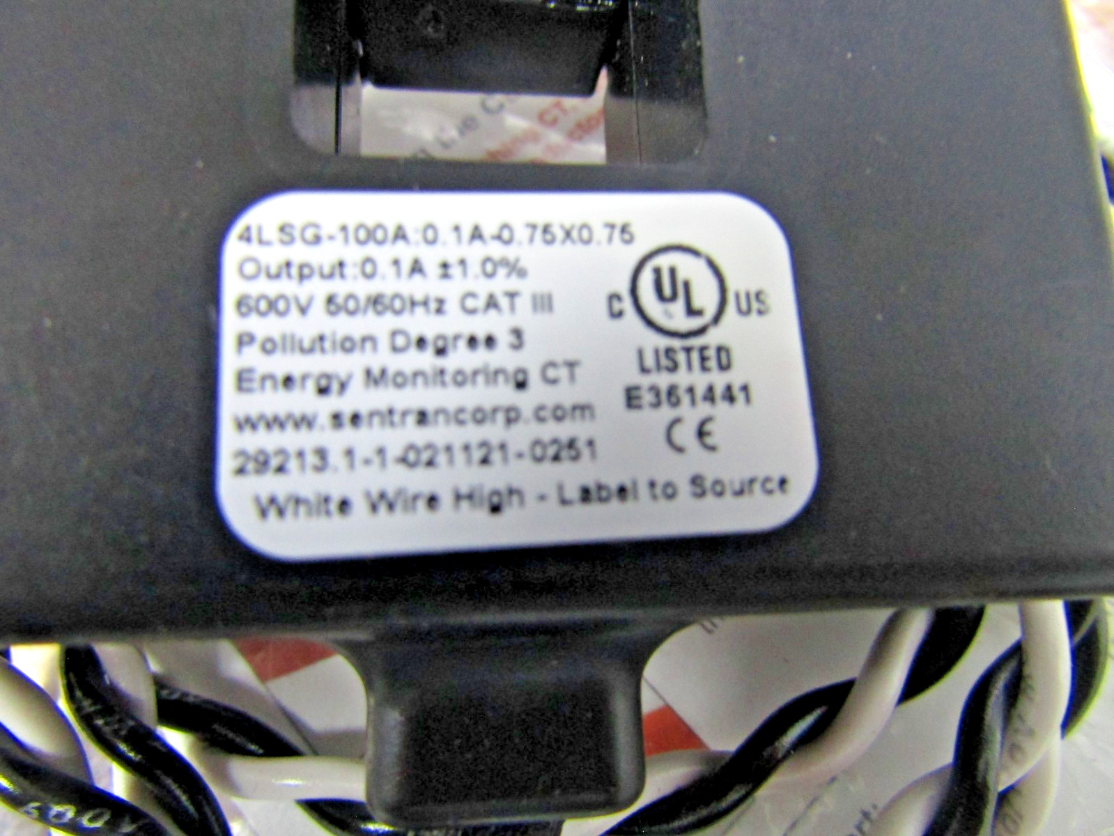 ✌️NEW SENTRAN ENERGY MONITORING CURRENT TRANSDUCERS 4LSG-100A:0.1A-0.75X0.75