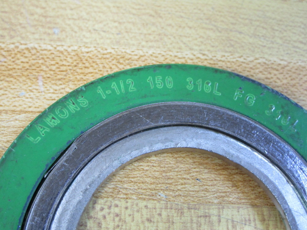 Lamons 1-1/2 150 316L FG 316L IR ASME B16 20 Spiral Wound Gasket
