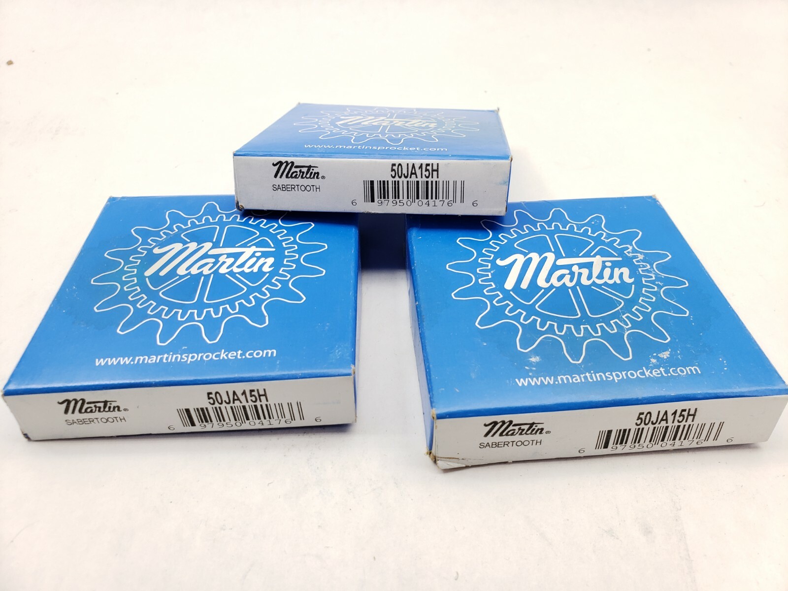 LOT OF 3 Martin Sprocket Gear 6-Hole 15-tooth pn#- 50ja15h