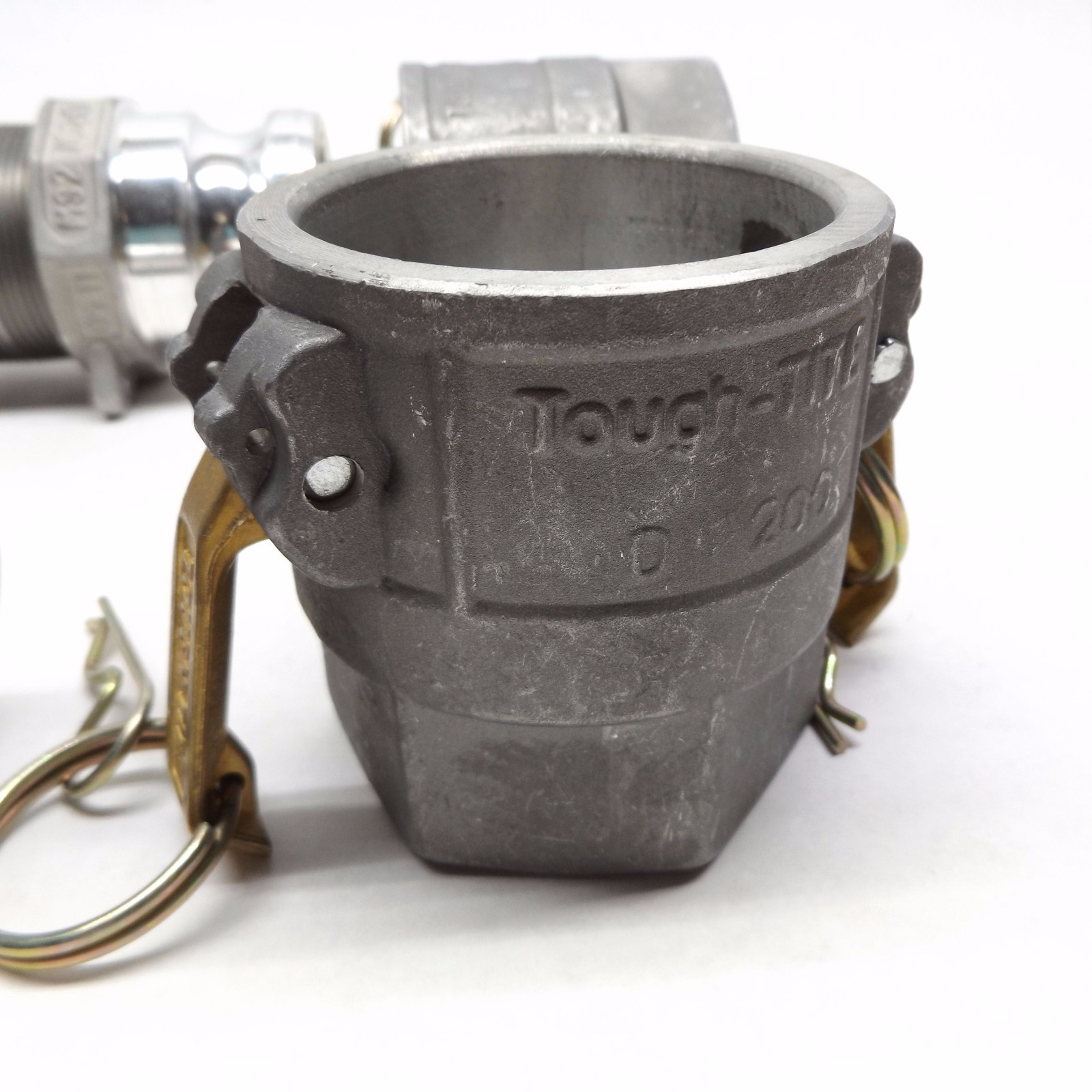 Lot of 2 Ever-Tite D-200 & 2A Tough-Tite 2″ Cam & Groove Couple W 2″X 2″ Nipple