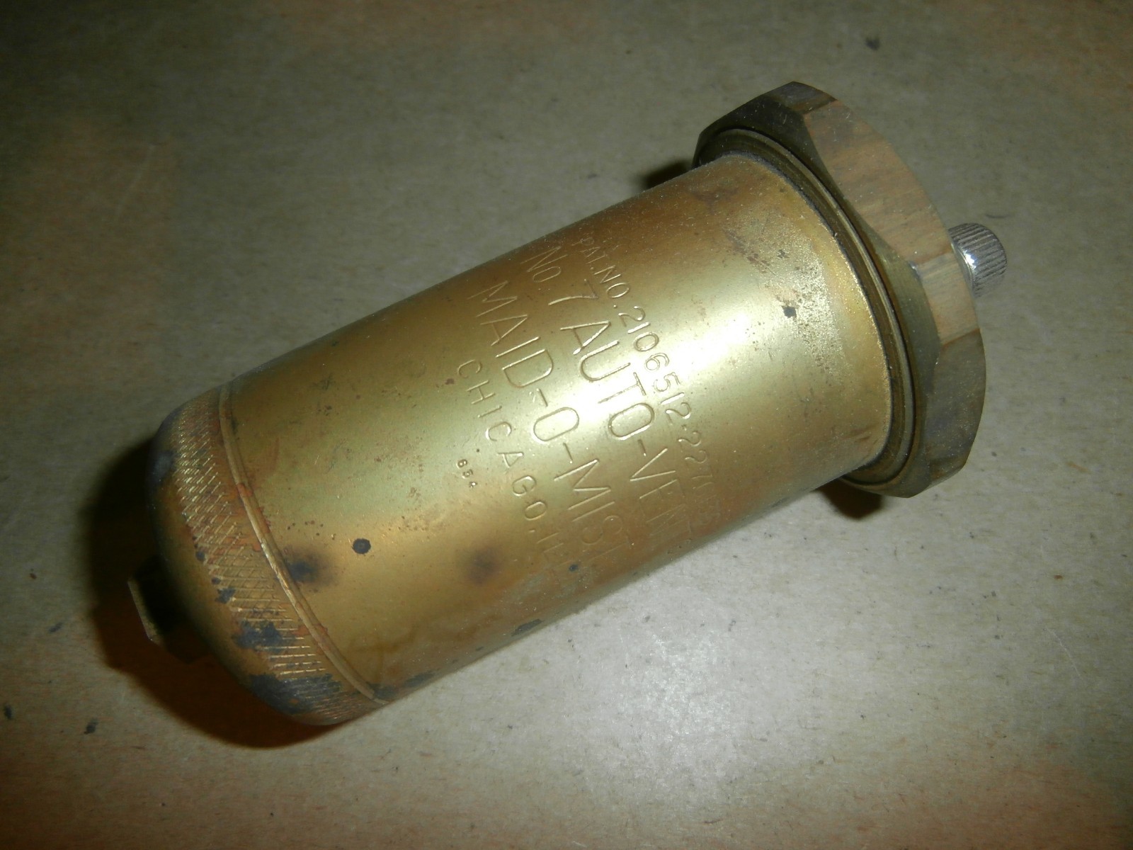 NOS Maid-O-Mist Auto Vent Automatic Air Eliminator No 7