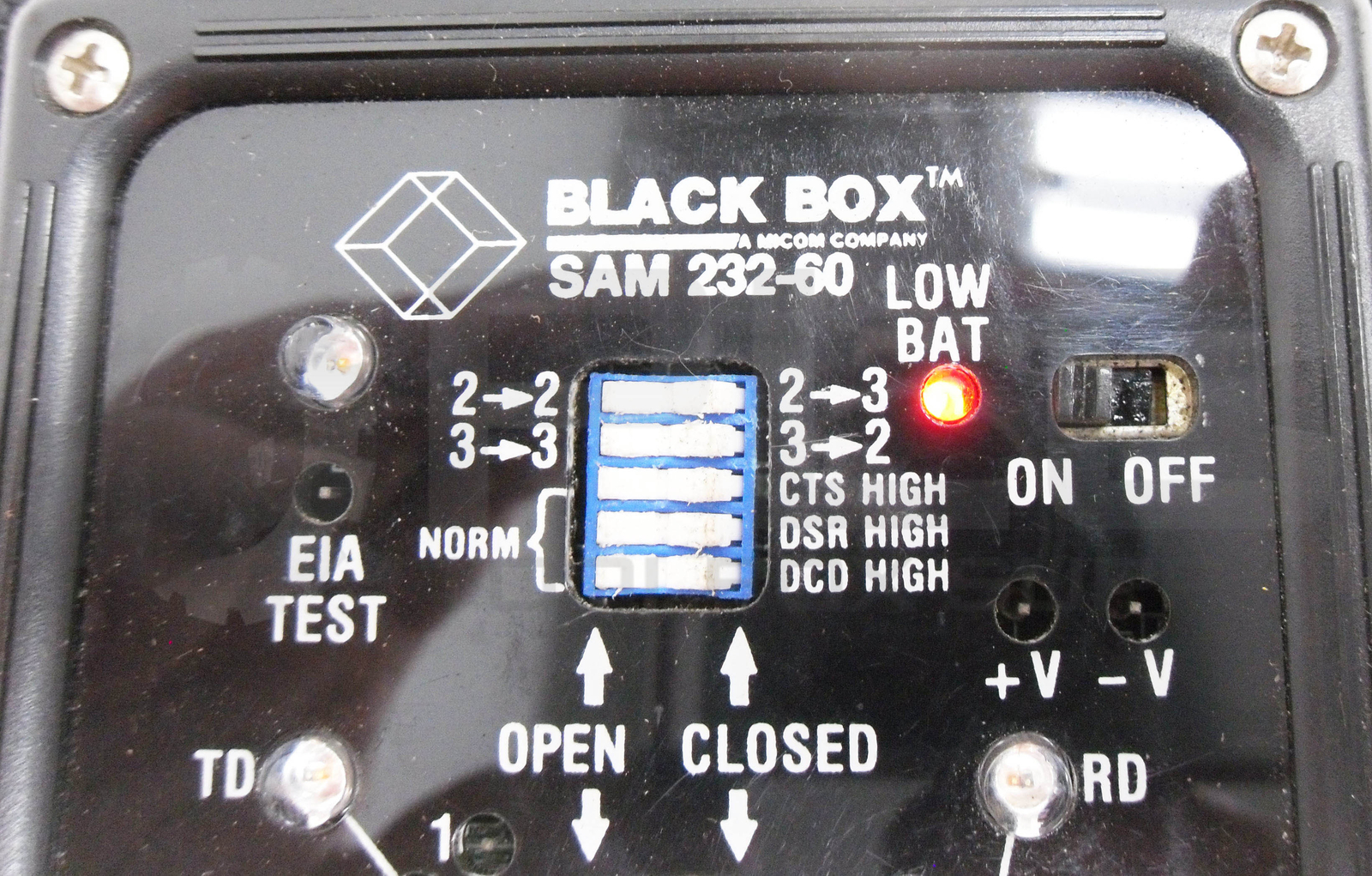 BLACK BOX SAM 232-60 BREAKOUT BOX *POWERS ON*