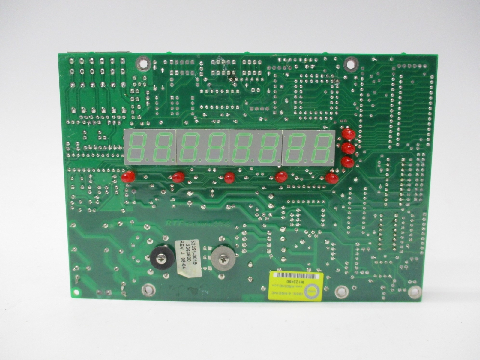 WEIGH-TRONIX 62091-0019 REV. J UNMP
