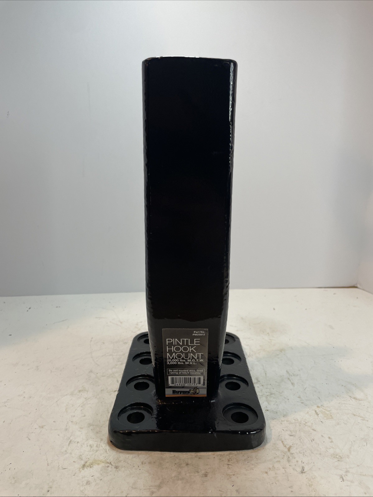 Buyers Products Pm25812 Pintle Mount, 3-Position Carbon Steel 20000 Lbs 8 Holes