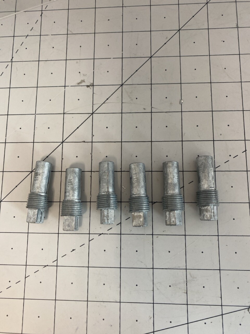 Applied Materials/AMAT Plug Protector Rod 3/8 Inch Zinc PN: 3580-01023