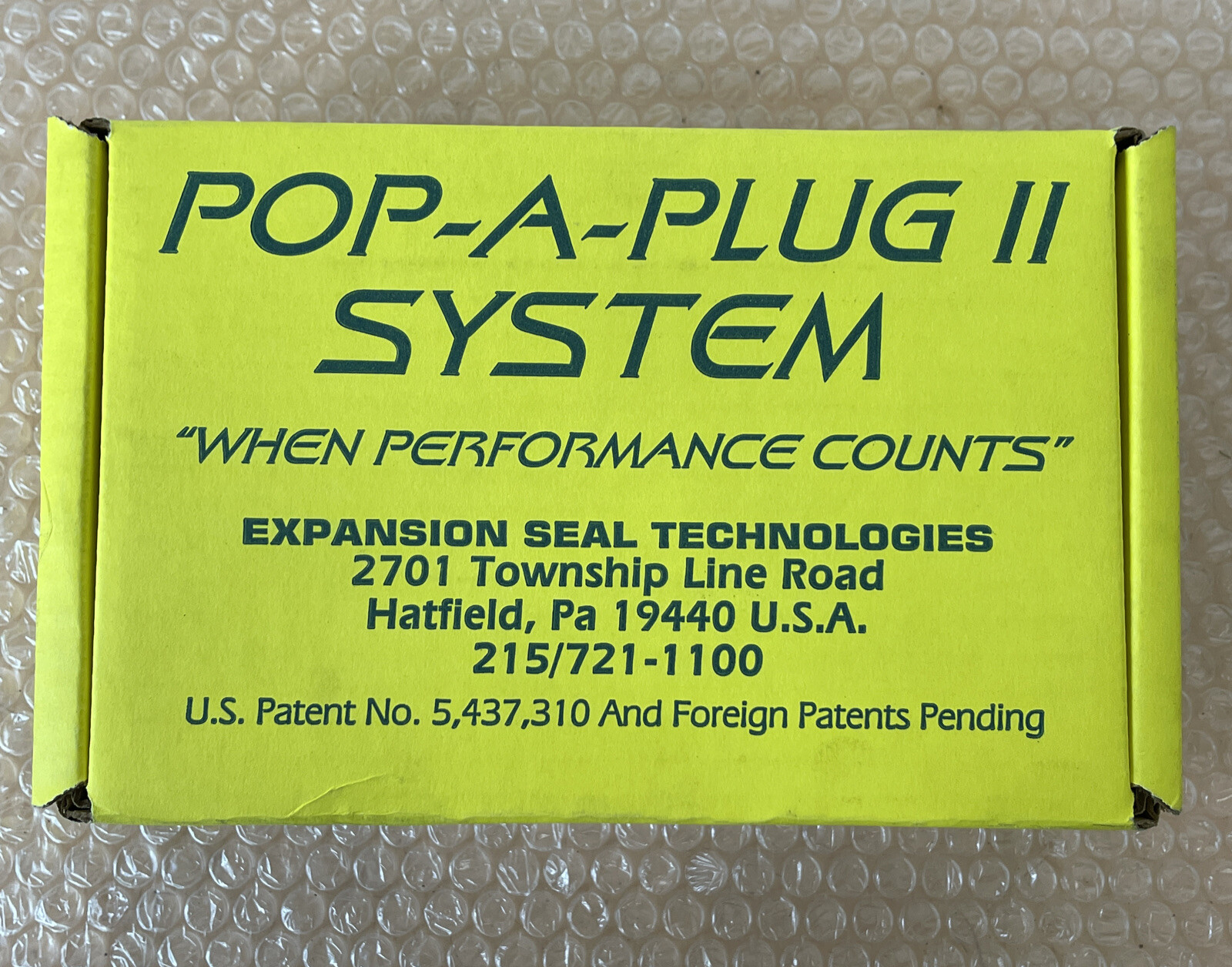 FACTORY SEALED- Pop-A-Plug II Kit P2-520-N 0.520” (10) Plugs (1) Brush (1) Gauge