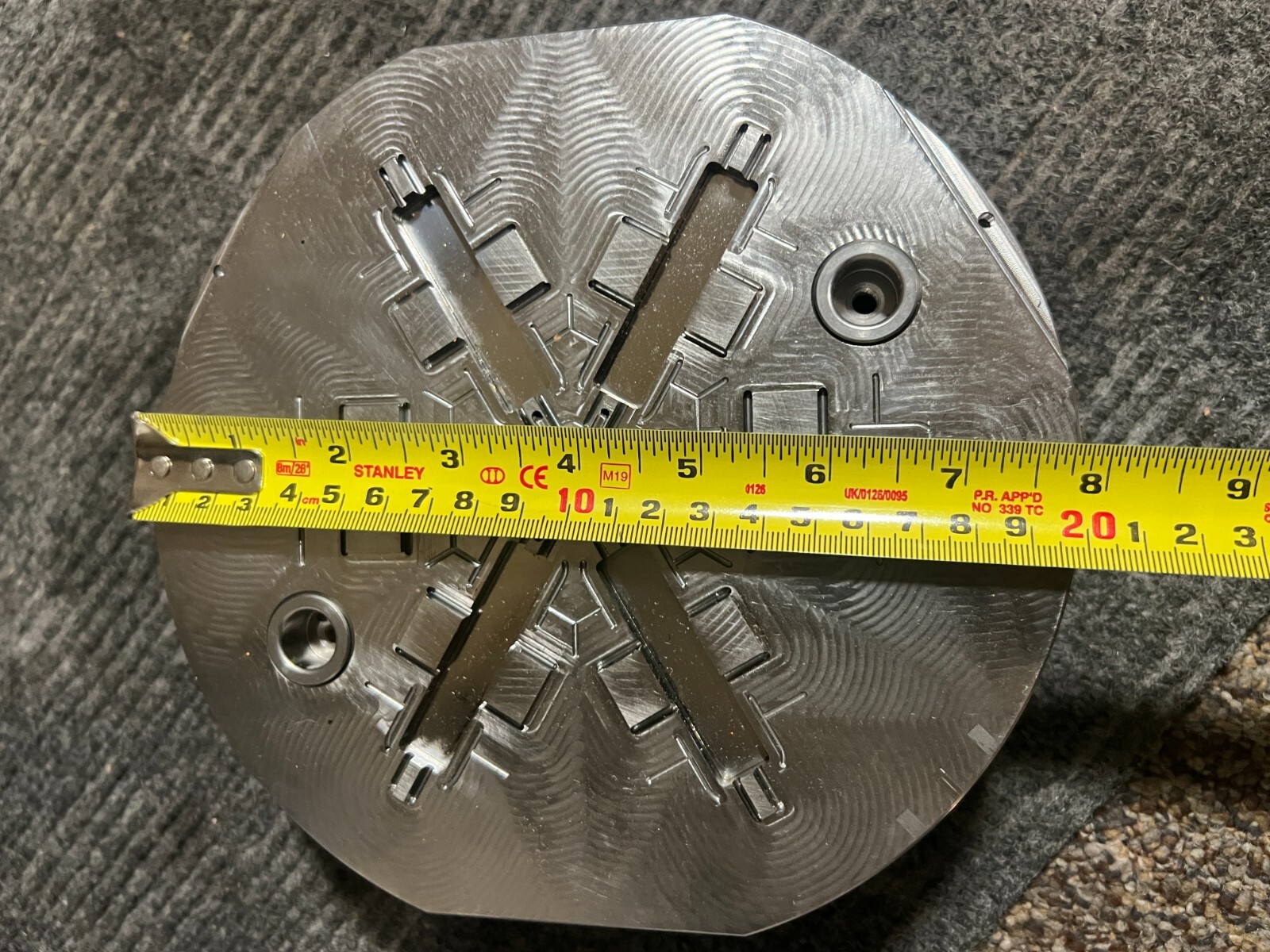 Machining Plate 85076 / Coupling Heavy Duty Steel, 7-3/4″ x 7-3/8″ x 2-3/4″