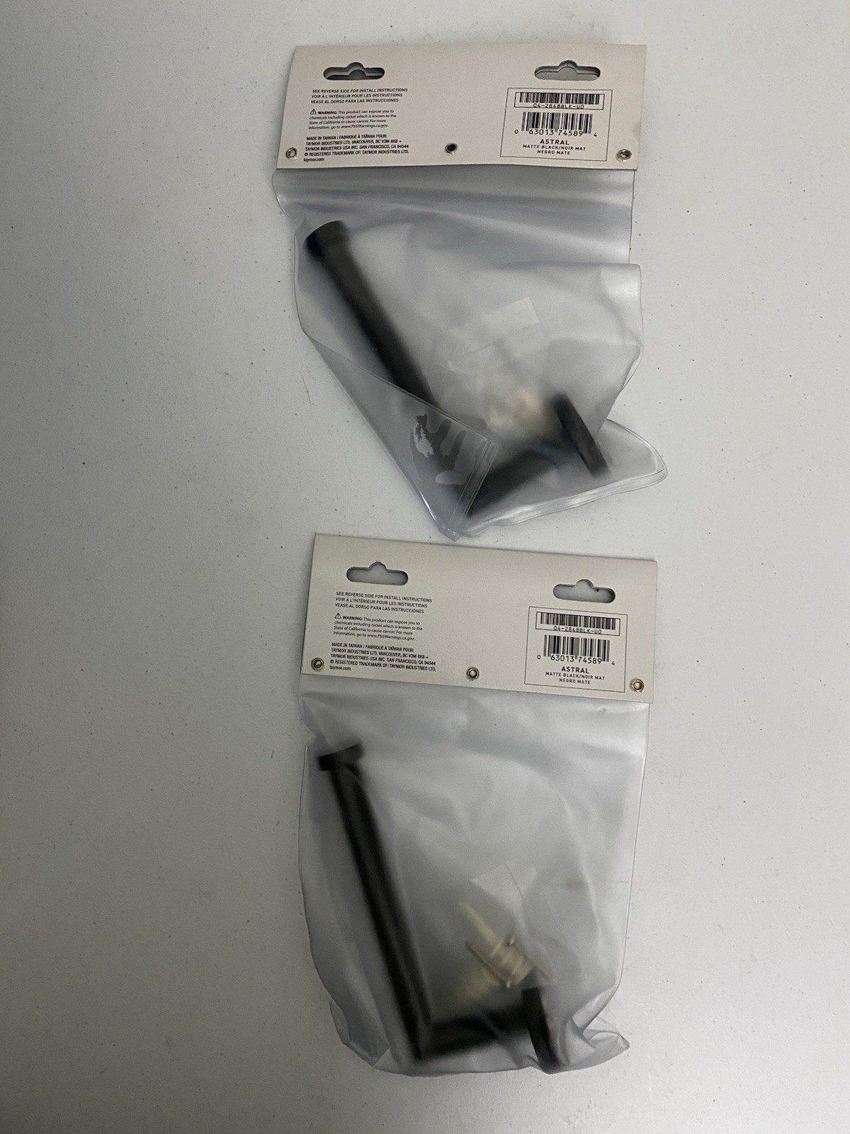 Taymor 04-2848Blk Toilet Paper Holder, Black, 5-1/2″W, 1 Roll Lot Of 2 NEW