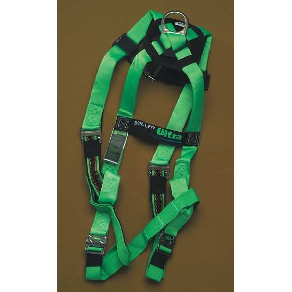 Miller P950qc/Xxlgn Duraflex Python(R) Ultra Full Body Harness, 2Xl, 400 Lb.,