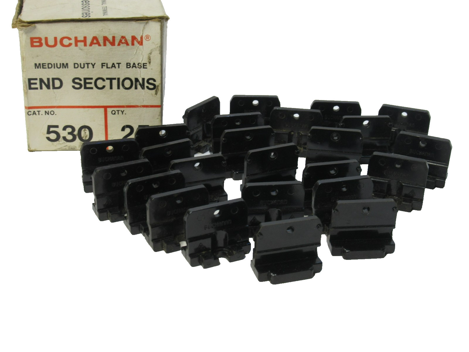 Buchanan 530 Medium Duty Flay Base End Sections (New – Box of 25)