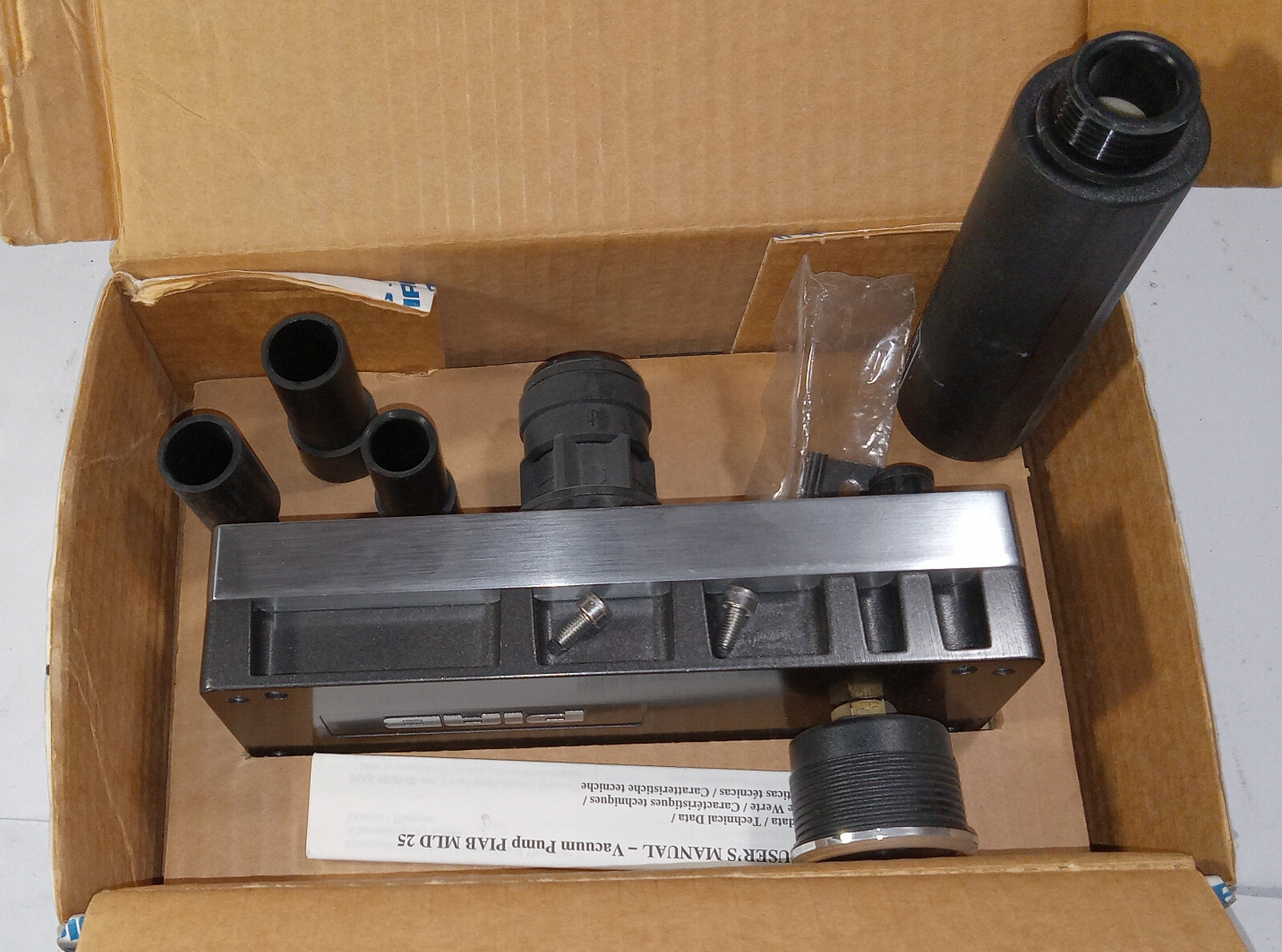 1 NEW PIAB MLD25 3201070U HIGH PURITY VACUUM PUMP NIB ***MAKE OFFER***