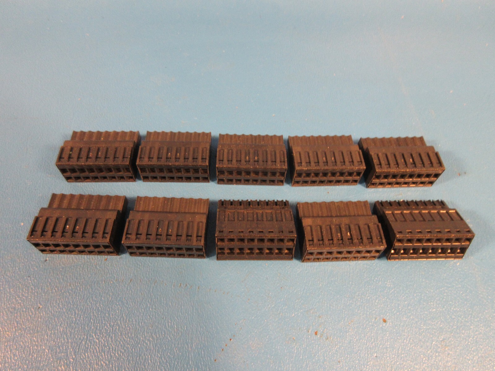 LOT OF 10 Weidmuller 1690480099, BLZF 3.50/08/180 SN BK, PCB Female Plug-in