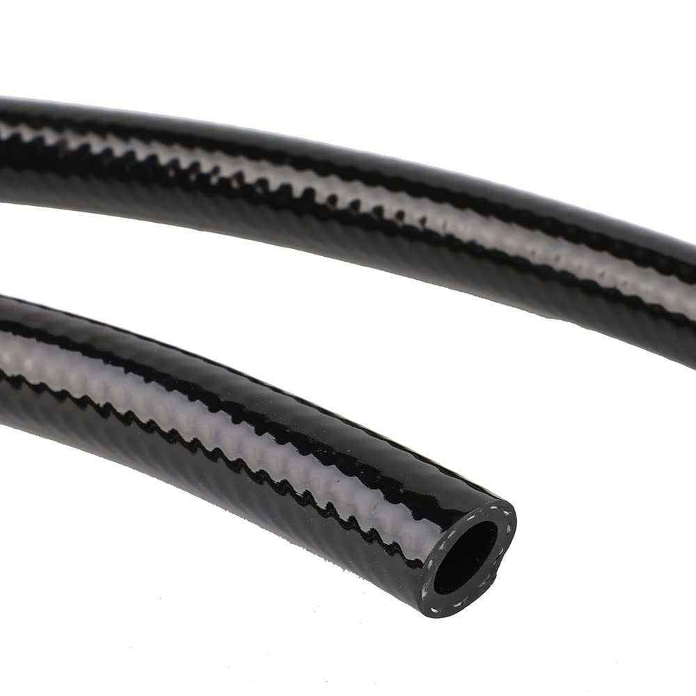 Marine Fuel Line 3/8 Inch 6FT with Primer Bulb Steel Hose Clamps, Universal 3/8″