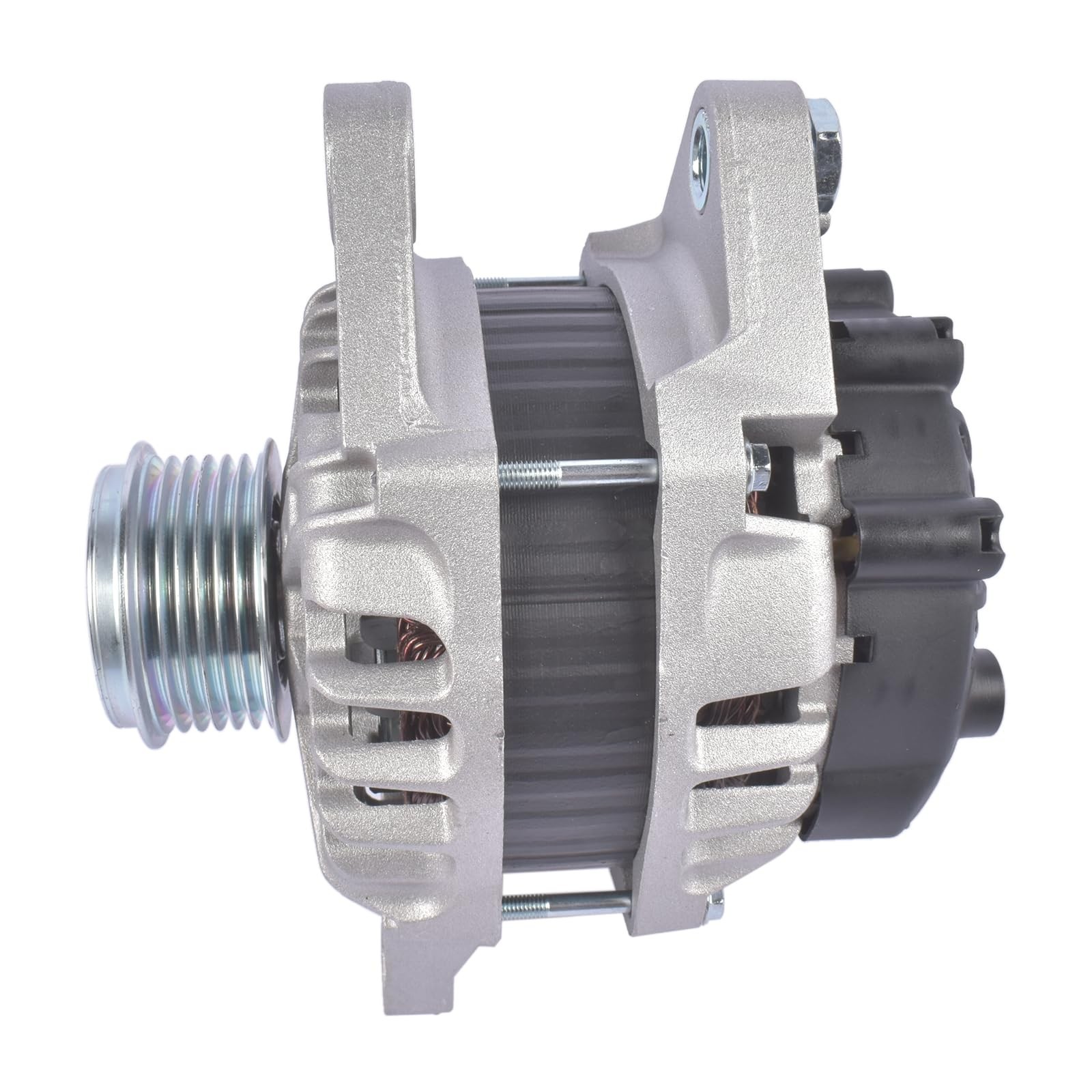 Alternator Replacement for Kia Soul Base Hatchback 1.6L L4 90A 12V CW 6-Groov…