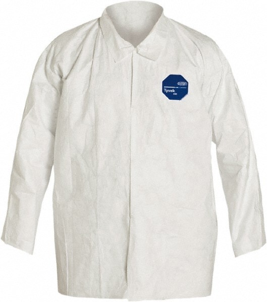 DUPONT 50 Qty Sz 2XL, White, General Purpose, Long Sleeve Shirt TY303SWH2X005000