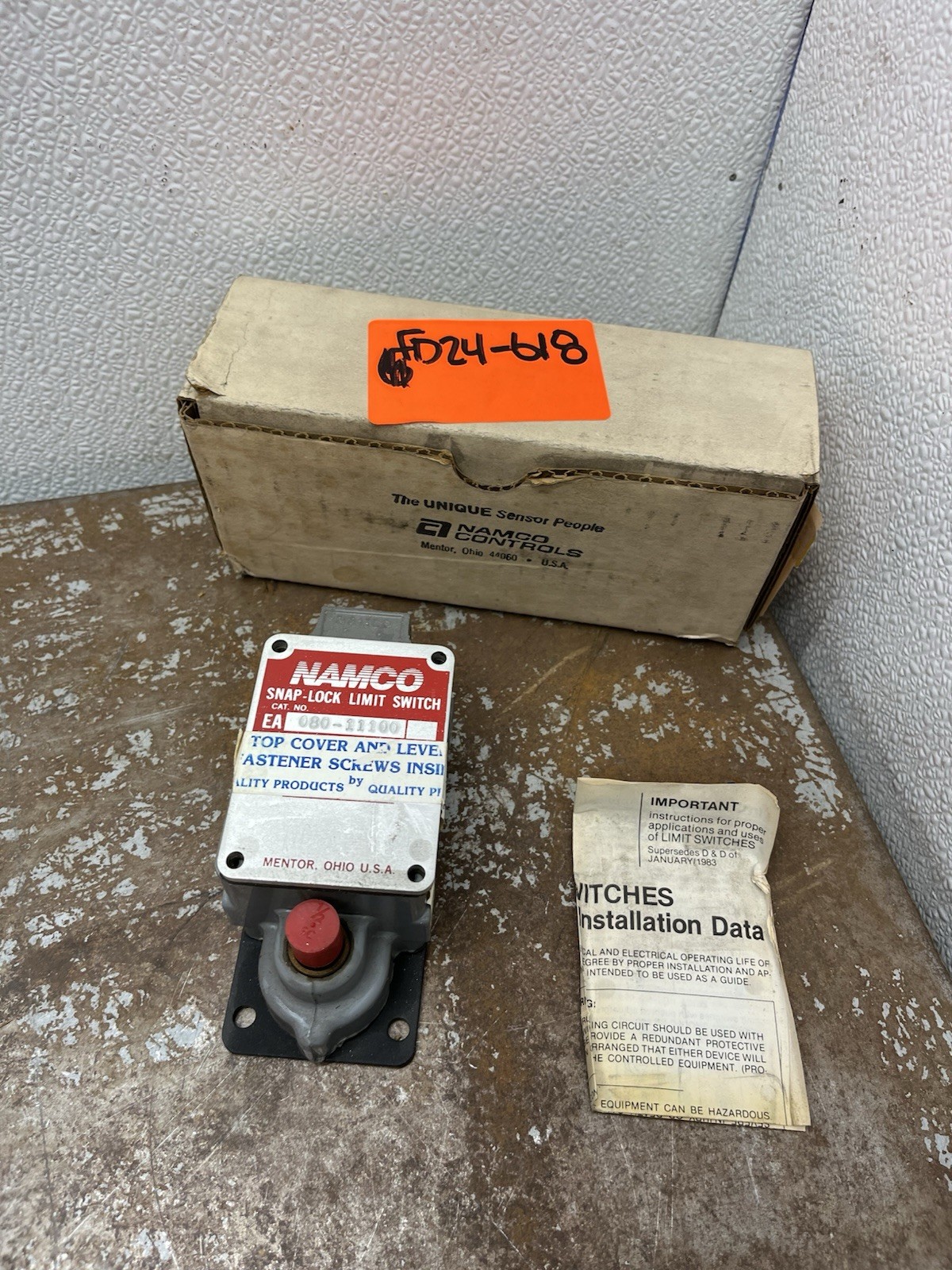 NAMCO Heavy Duty EA080 Series Limit Switch 080 11100