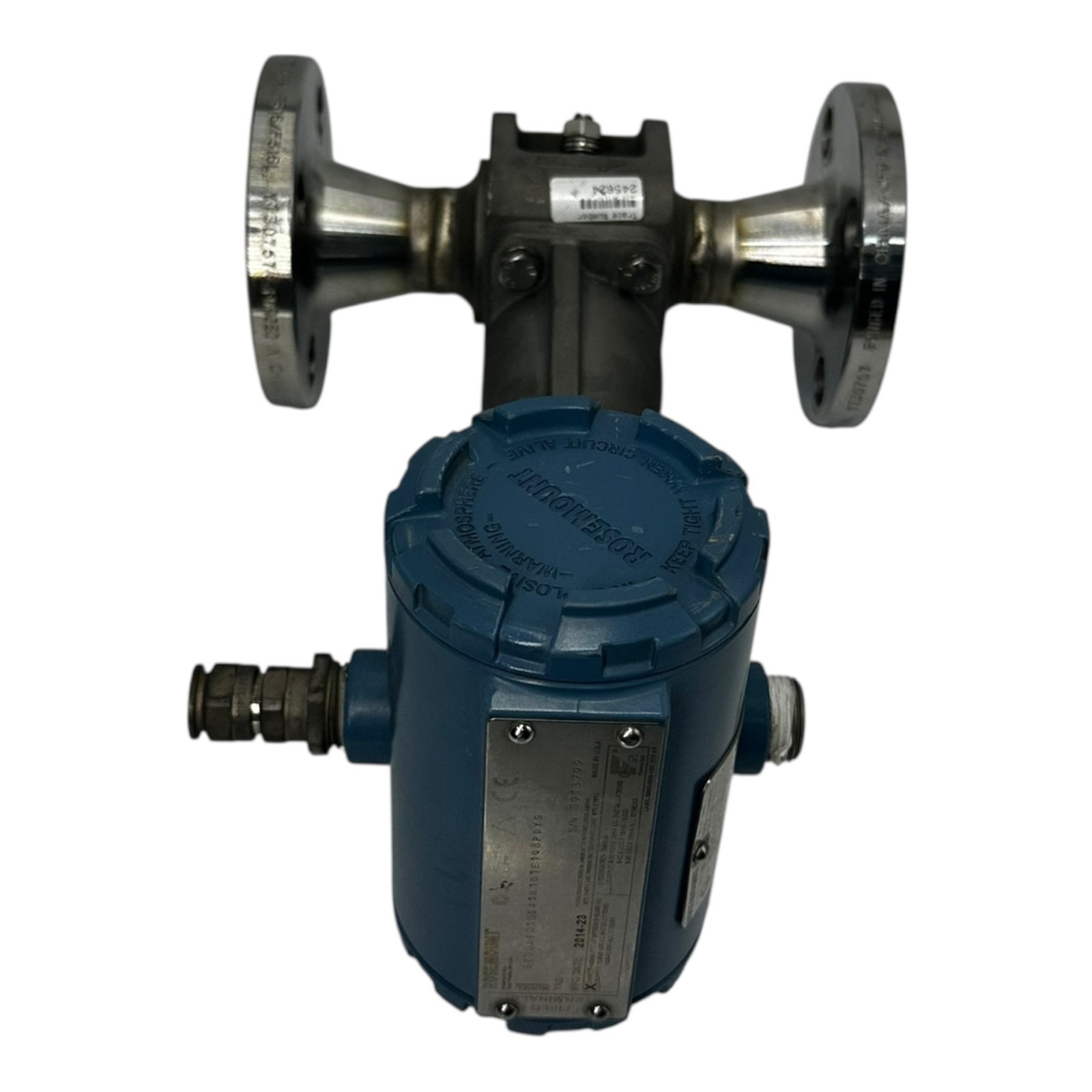 Rosemount 8800DF010SA1N1D1E1Q8PDYG Vortex Flow Meter Flange