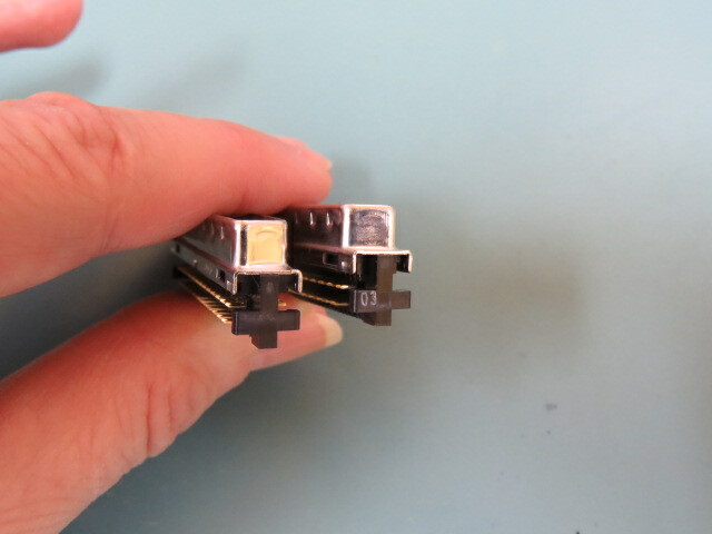 Honda PCS-XE50MA+ Qty of 3 per Lot IDC type male connector for cable; 50 contac