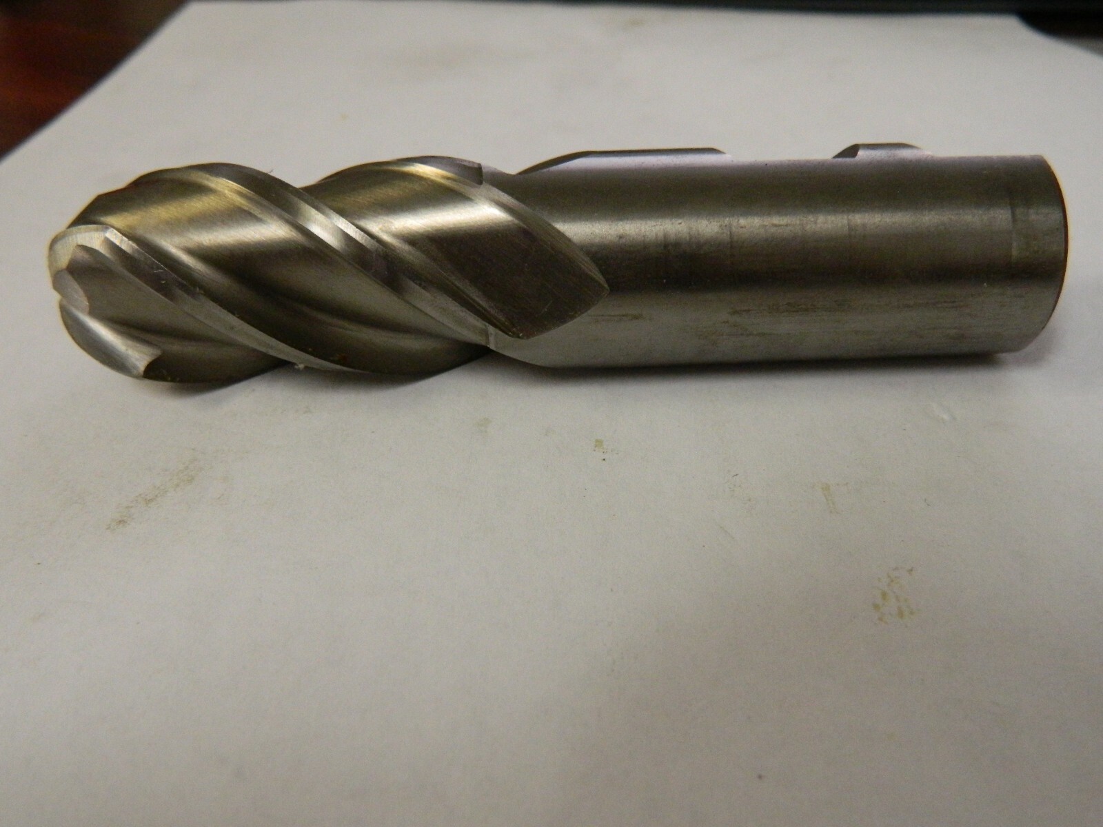 Interstate 1″ Diam 2″ LOC 4 Flute High Speed Steel Ball End Mill 01895648