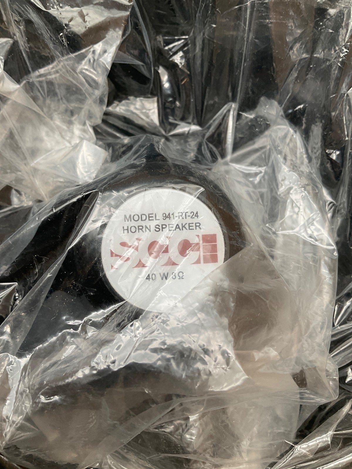 SCC 941-RT-24 Industrial Horn Speaker 40W 24VDC NEW