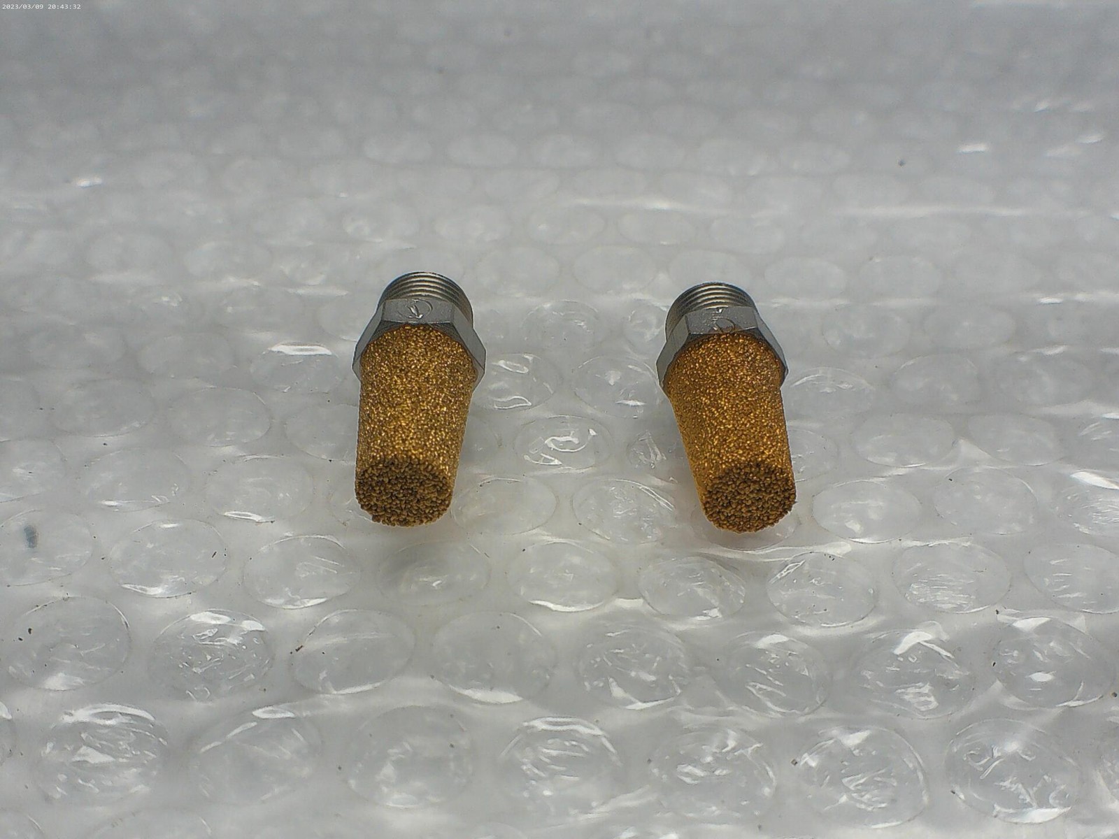 INDUSTRIAL SPARE ASP-1 EXHAUST MUFFLER LOT OF 2 NSNP
