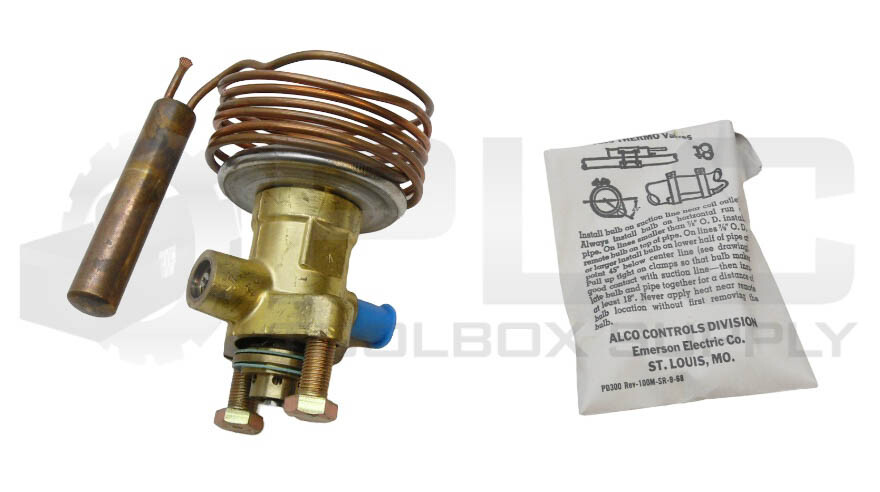 NEW ALCO TCLE 7-1/2 HC THERMO EXPANSION VALVE -20DEG F 50DEG F 5′ 6A