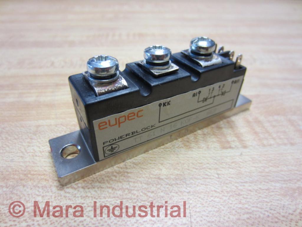 Eupec TT 61 N 16 KOF-K Module TT 61 N 16 K0F-K (Pack of 3)