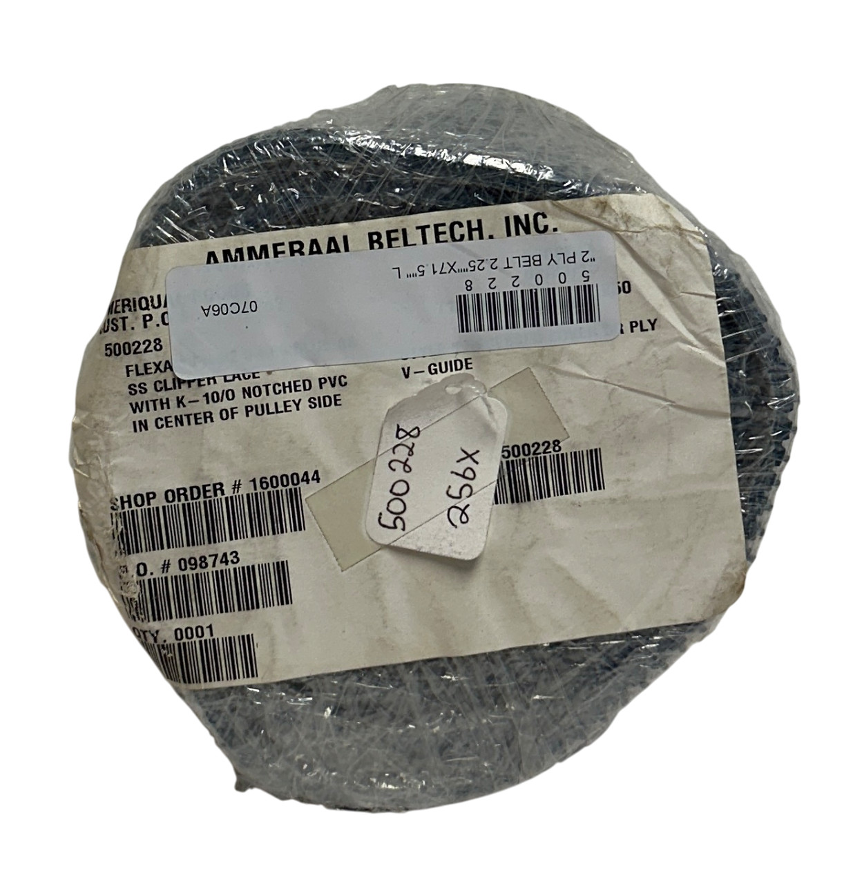 AMMERAAL BELTECH 500228 FLEXAM EM8/20+P6 BLUE 2.25” WIDTH Belt V-Guide NSMP