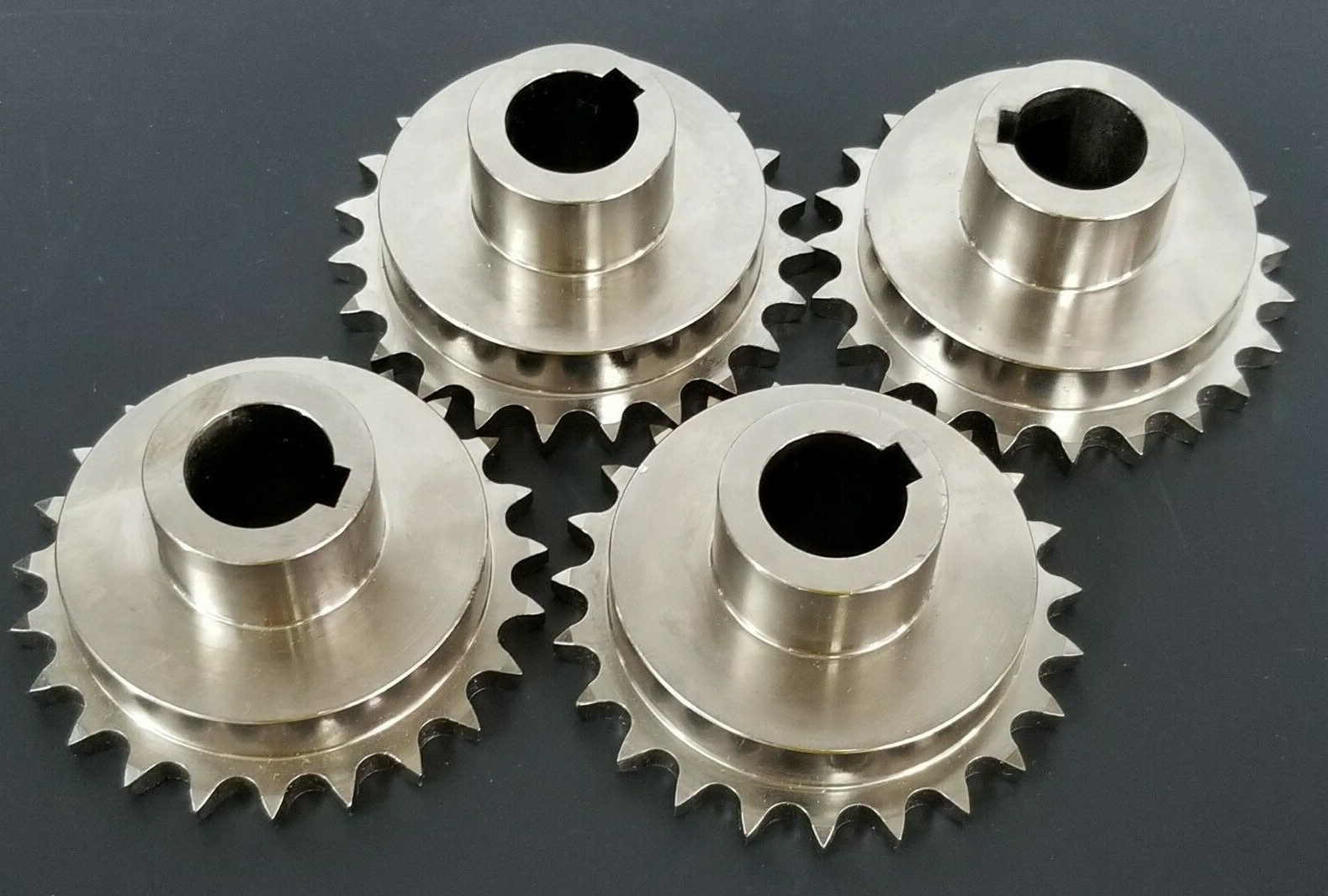 LOT OF 4 GENERIC 402A072 SPROCKETS 3/4” IN. BORE 2-7/8” IN. OD 23-TEETH