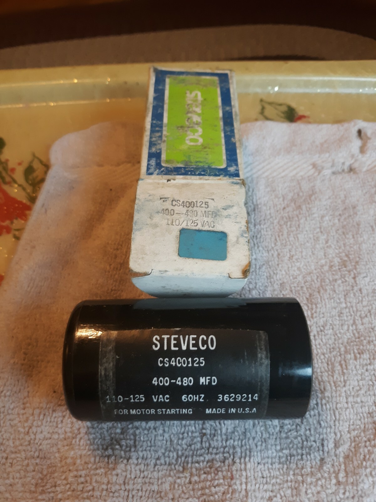 Steveco, CS400125 Motor Start Capacitor