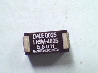 DALE IHSM-4825-5.6uH-15% Qty of 15 per Lot 5.6uH 3.8A 4825SMT HARMON