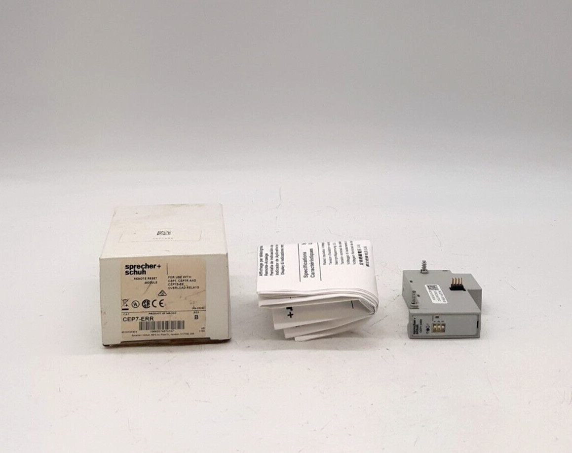 Sprecher+Schuh CEP7-ERR Remote Reset Module