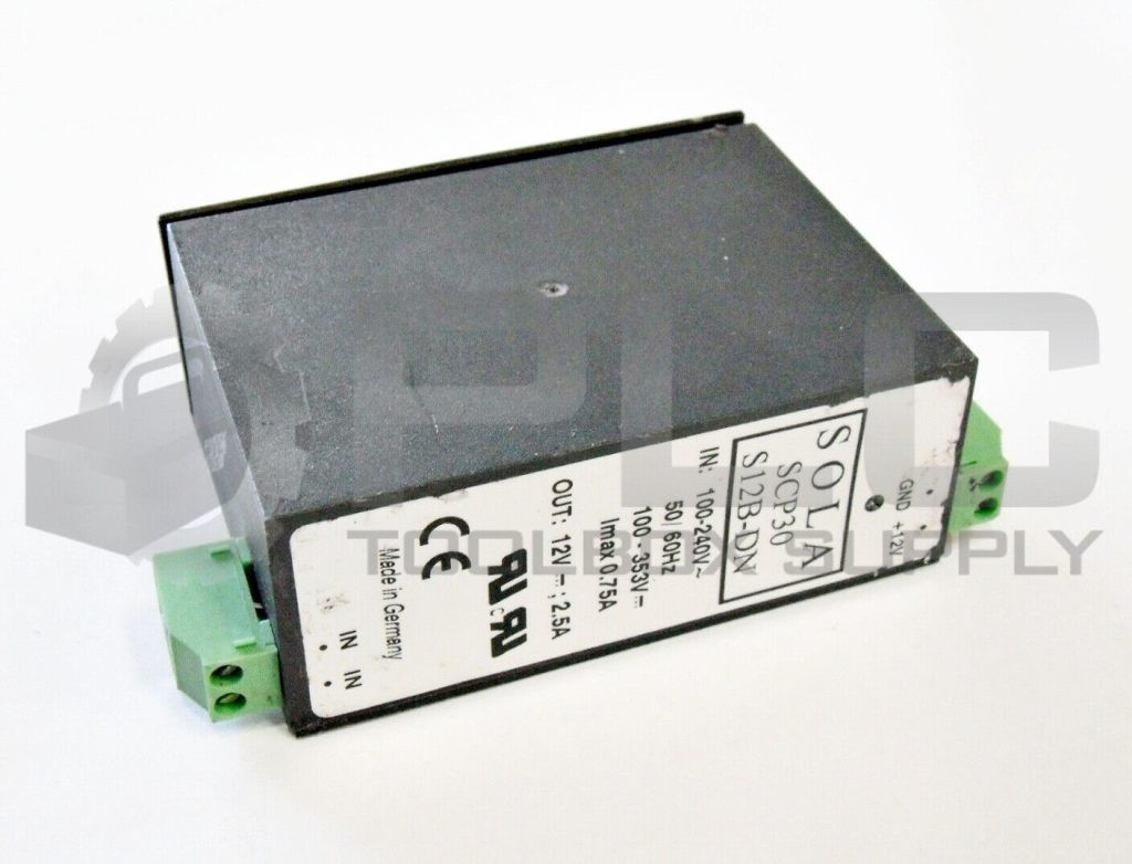SOLA SCP30 S12B-DN POWER SUPPLY 30W 12V SCP30S12BDN