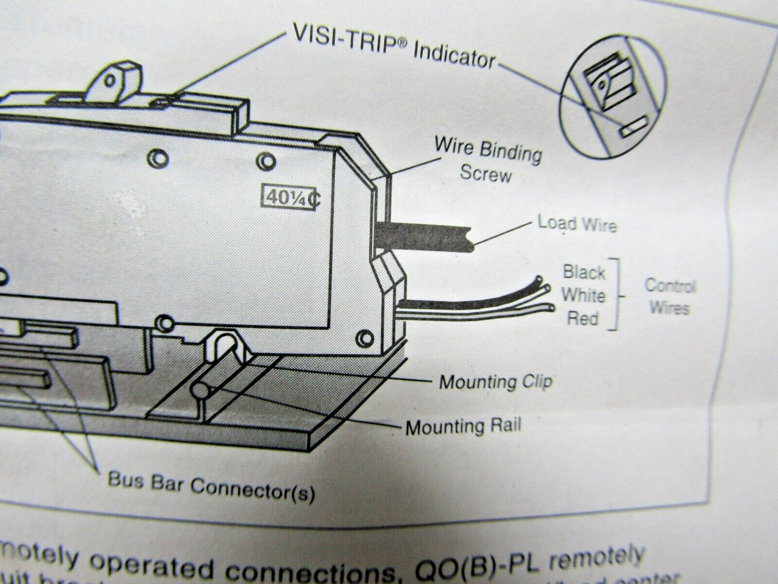 ✌️NEW SQUARE D QOB235PL 35AMP CIRCUIT BREAKER 2 POLE 120/240V REMOTE OPERATED