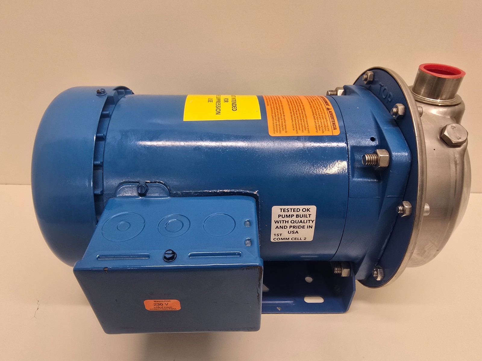 NEW OLD STOCK! GOULDS PUMPS CENTRIFUGAL PUMP P63FWE-4363 1MS1F7B0