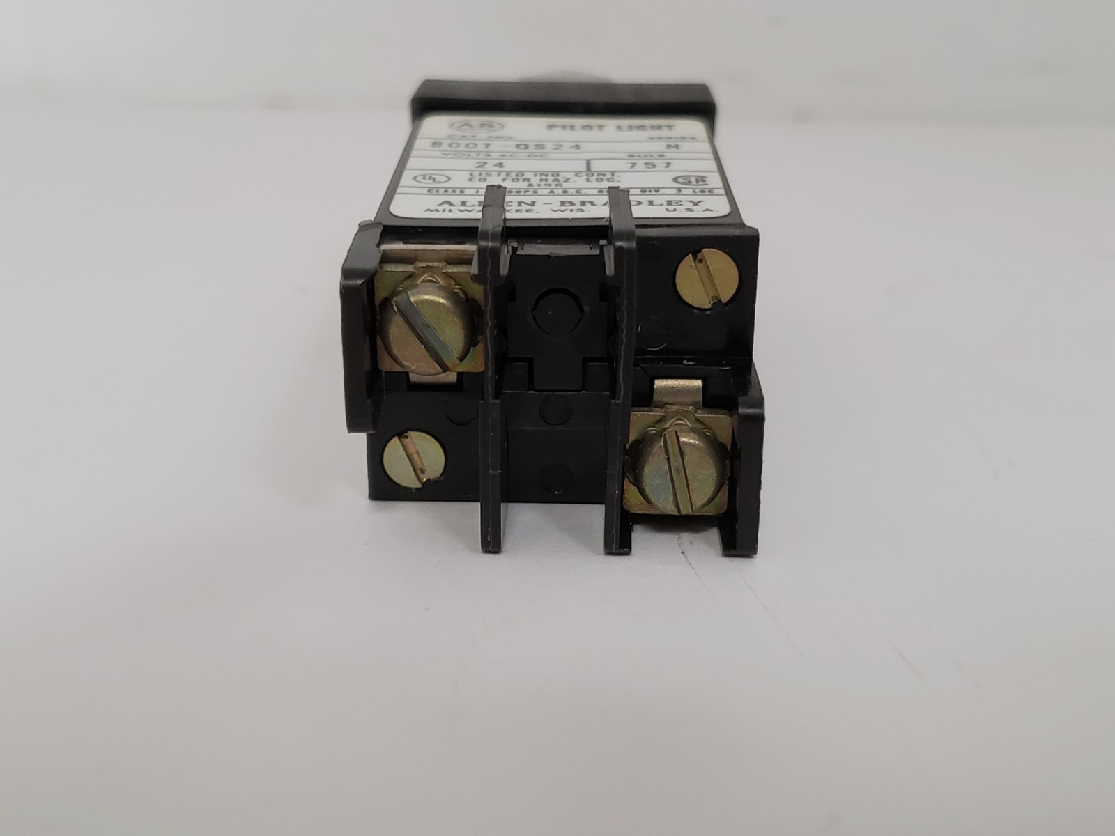 ALLEN BRADLEY 800T-QS24R PILOT LIGHT 24V AC/DC SERIES N NNB