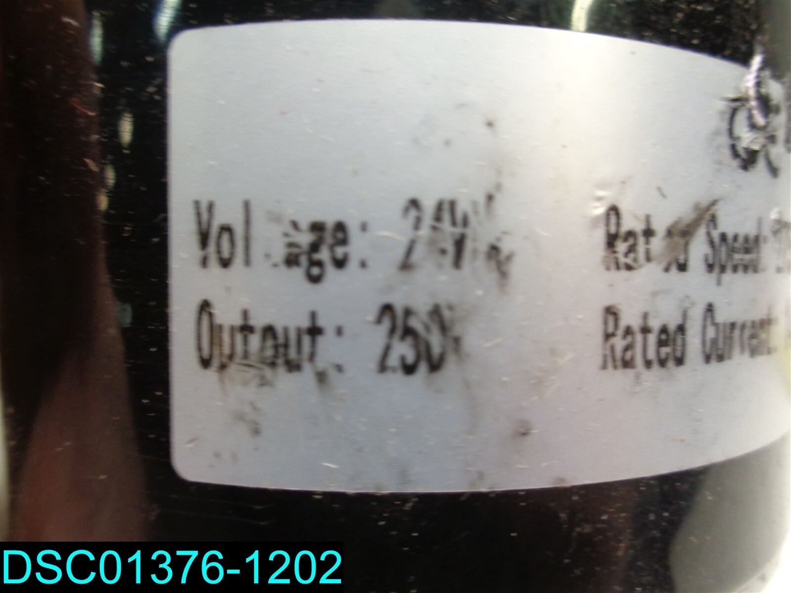 ELECTRIC MOTOR 20200203284 24V 2750 RPM 14A
