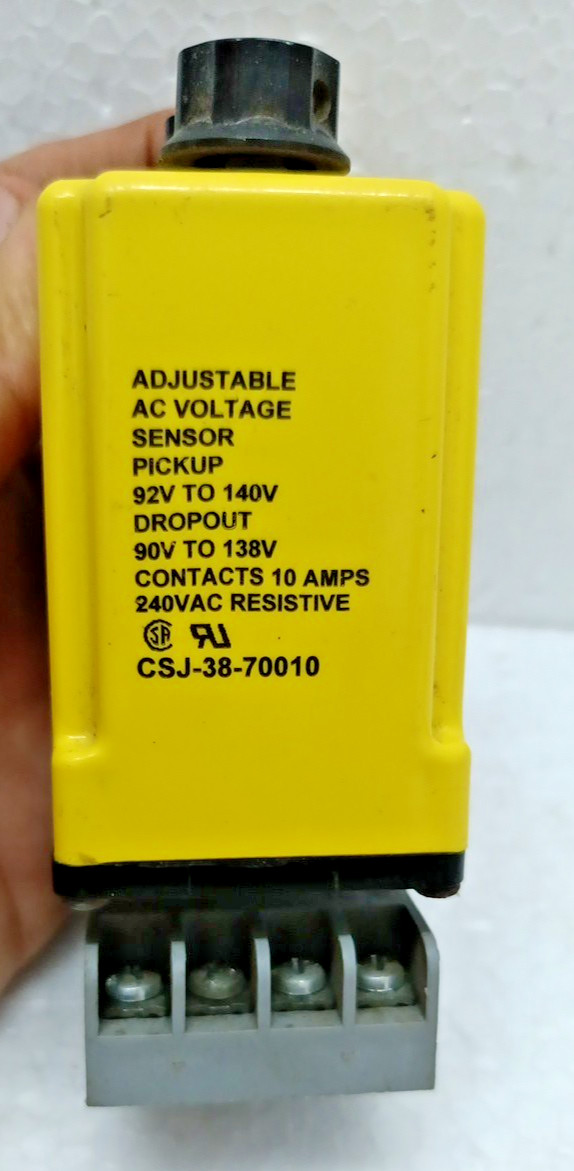 Tyco Electronics Potter & Brumfield CSJ-38-70010 Adjustable Voltage Sensor 220 V