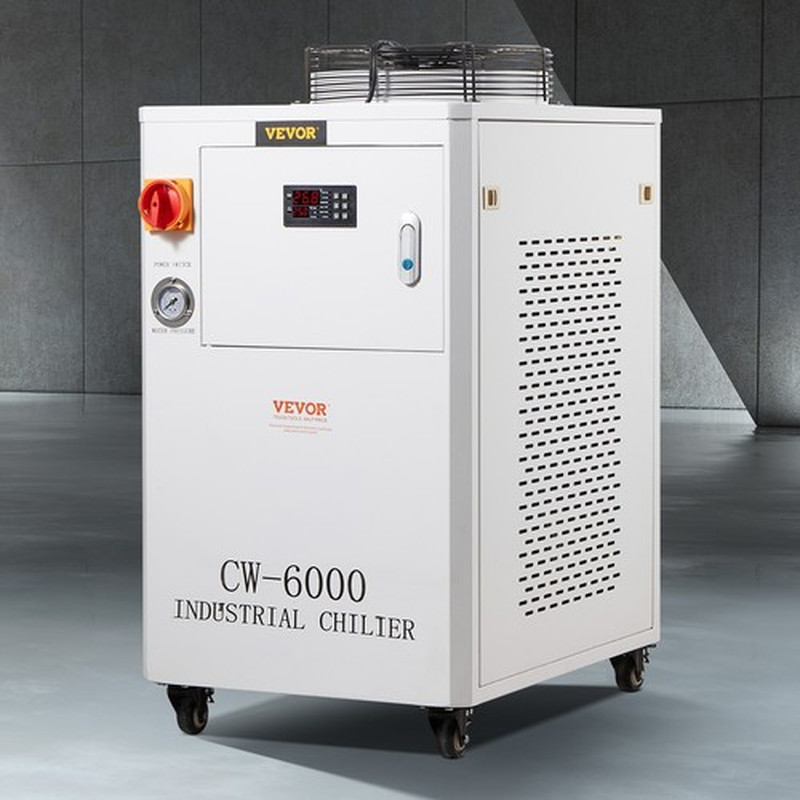 Industrial Water Chiller CW-6000 15L 65L/Min Laser Chiller with Compressor