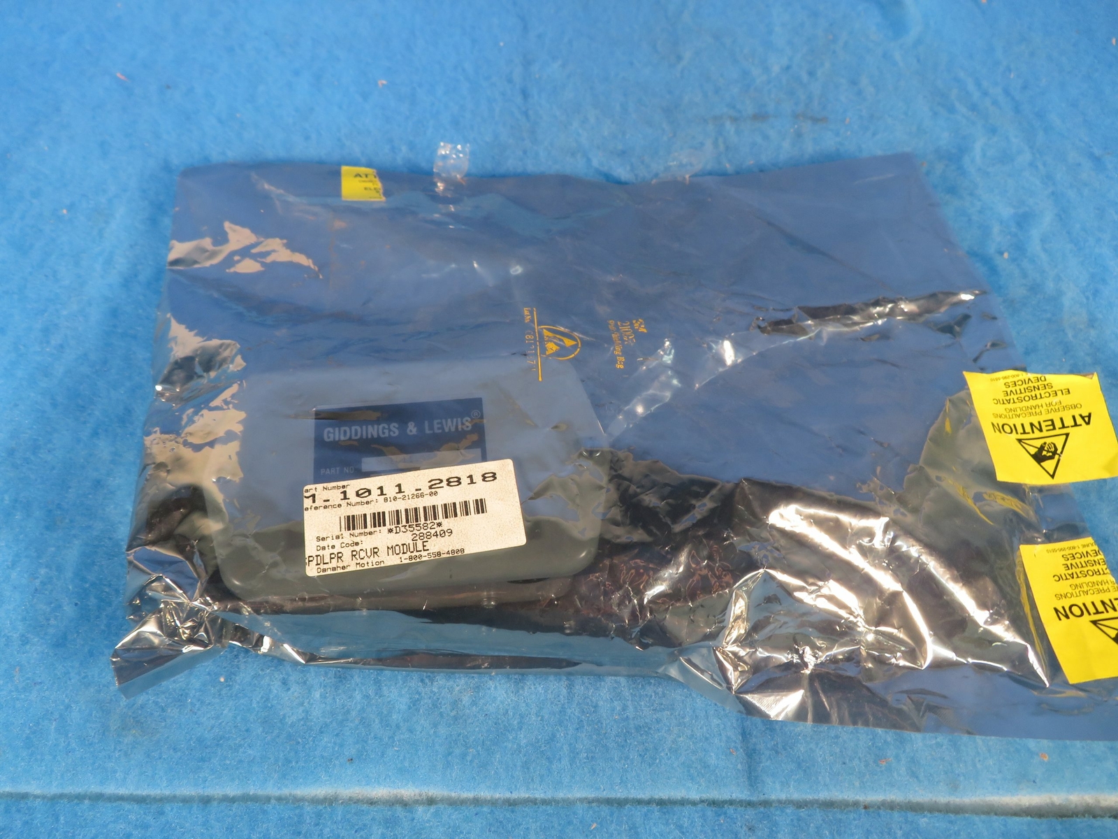 GIDDINGS & LEWIS M.1011.2818 SPINDLE PROBE RECEIVER BOX 1 yr warranty