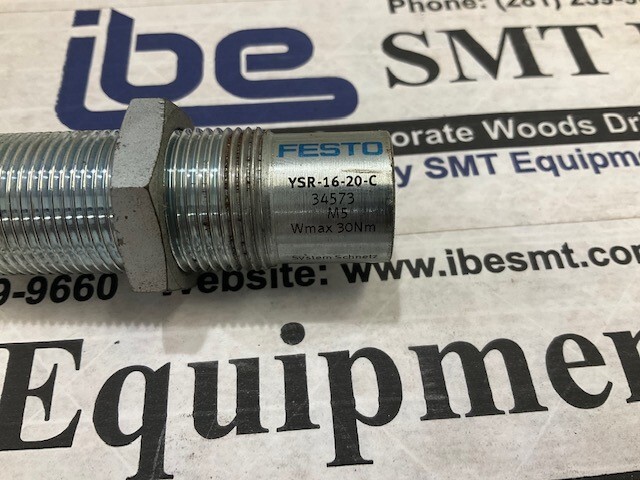Lot of (3) Festo Cushioned Shock Absorber – YSR-16-20-C w/Warranty