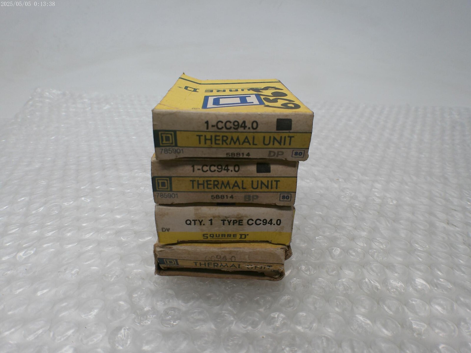 SQUARE D 1-CC94.0 HEATER LOT OF 4 NSMP