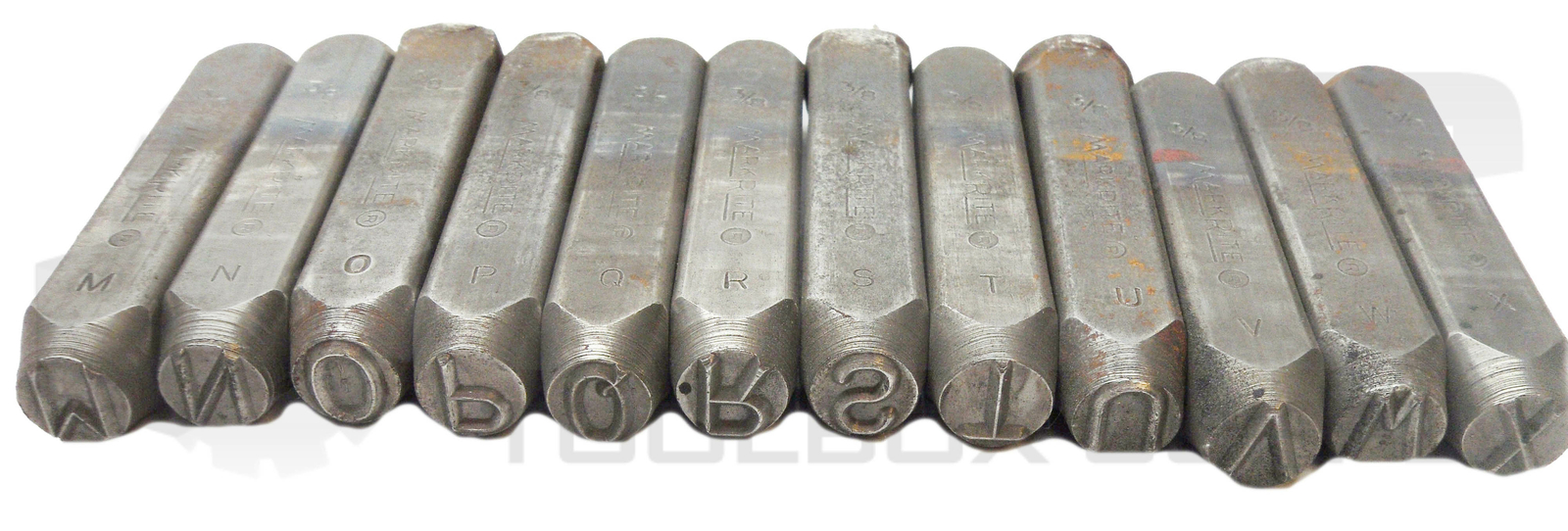 HANSON G12440 36 PIECE STEEL STAMP SET
