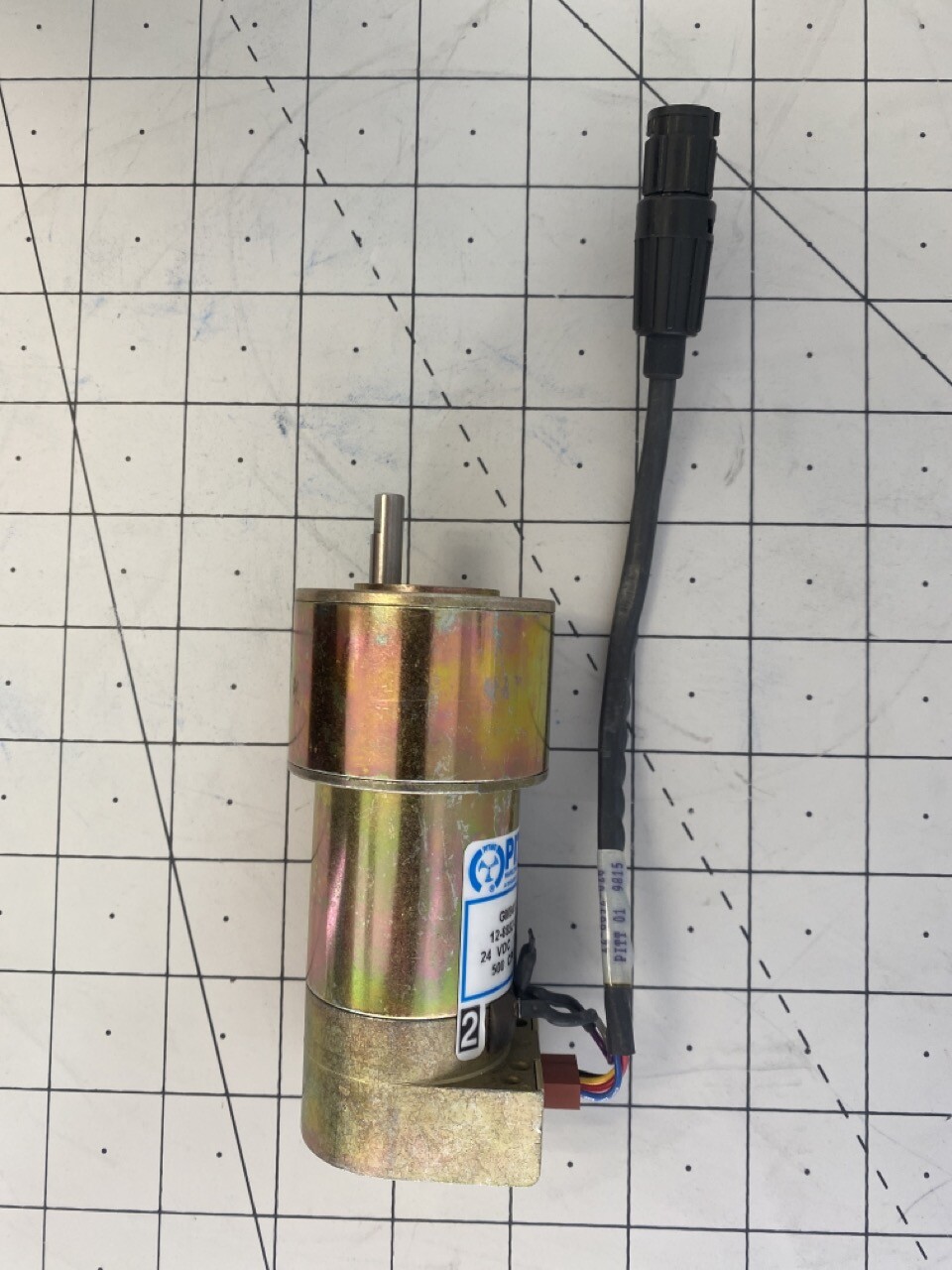 Pittman GM9413J820-R2 DC Gear Motor, 24VDC, 19.7:1 Ratio, 500 CPR 12-8892-026
