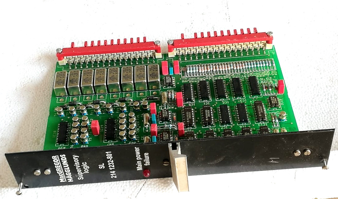 Macgregor Hagglunds SL 214 1232-801 Supervisory Logic Pcb Card MGH 314 2530-001A