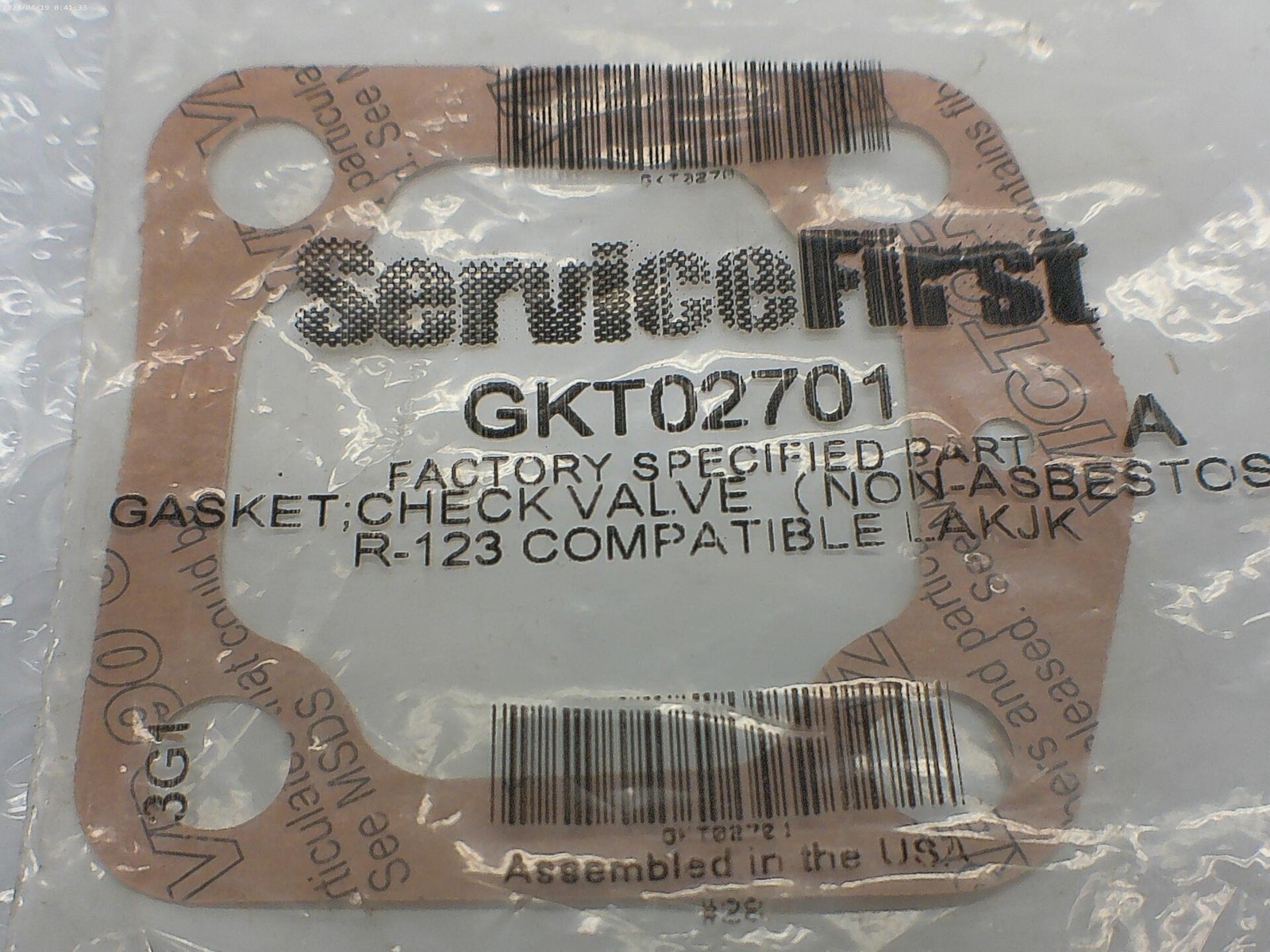 SERVICE FIRST GKT02701 GASKET NSMP.