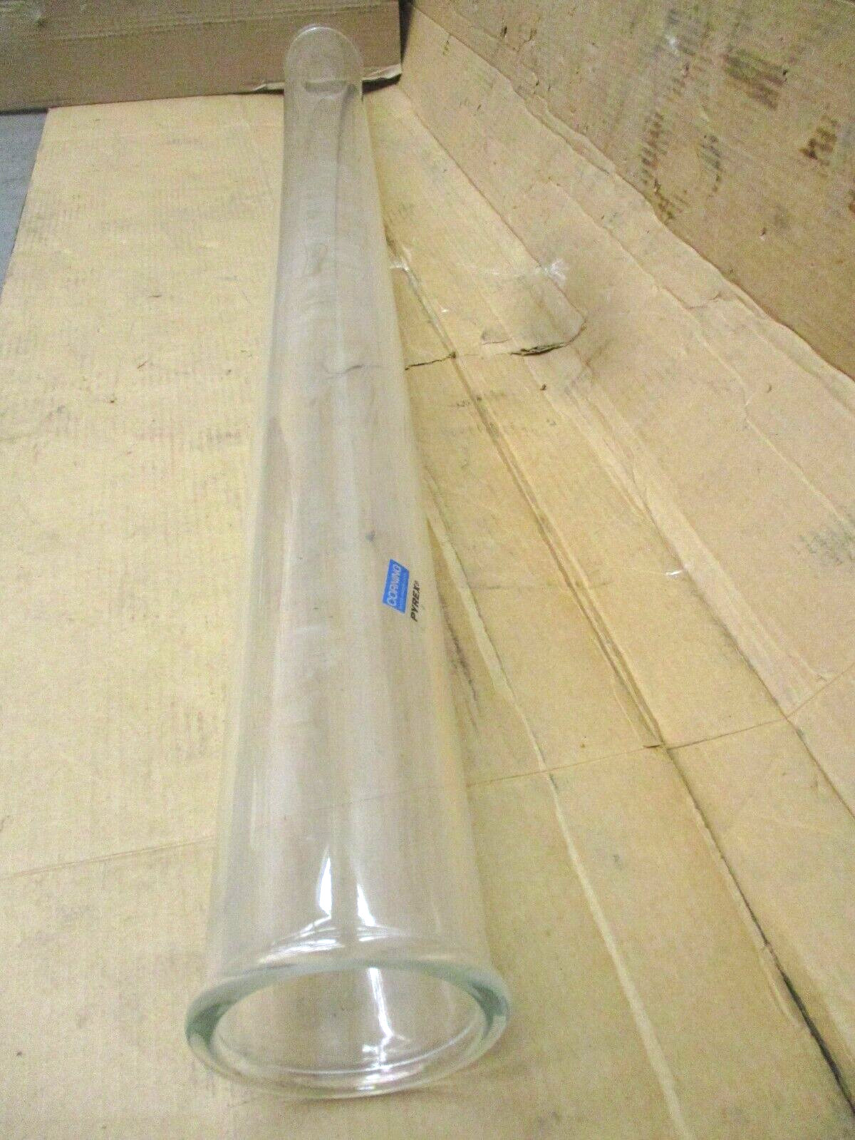 New Open Box Corning Pyrex Glass Pipe 4″ ID 5″OD Length 60″ A5254WVS