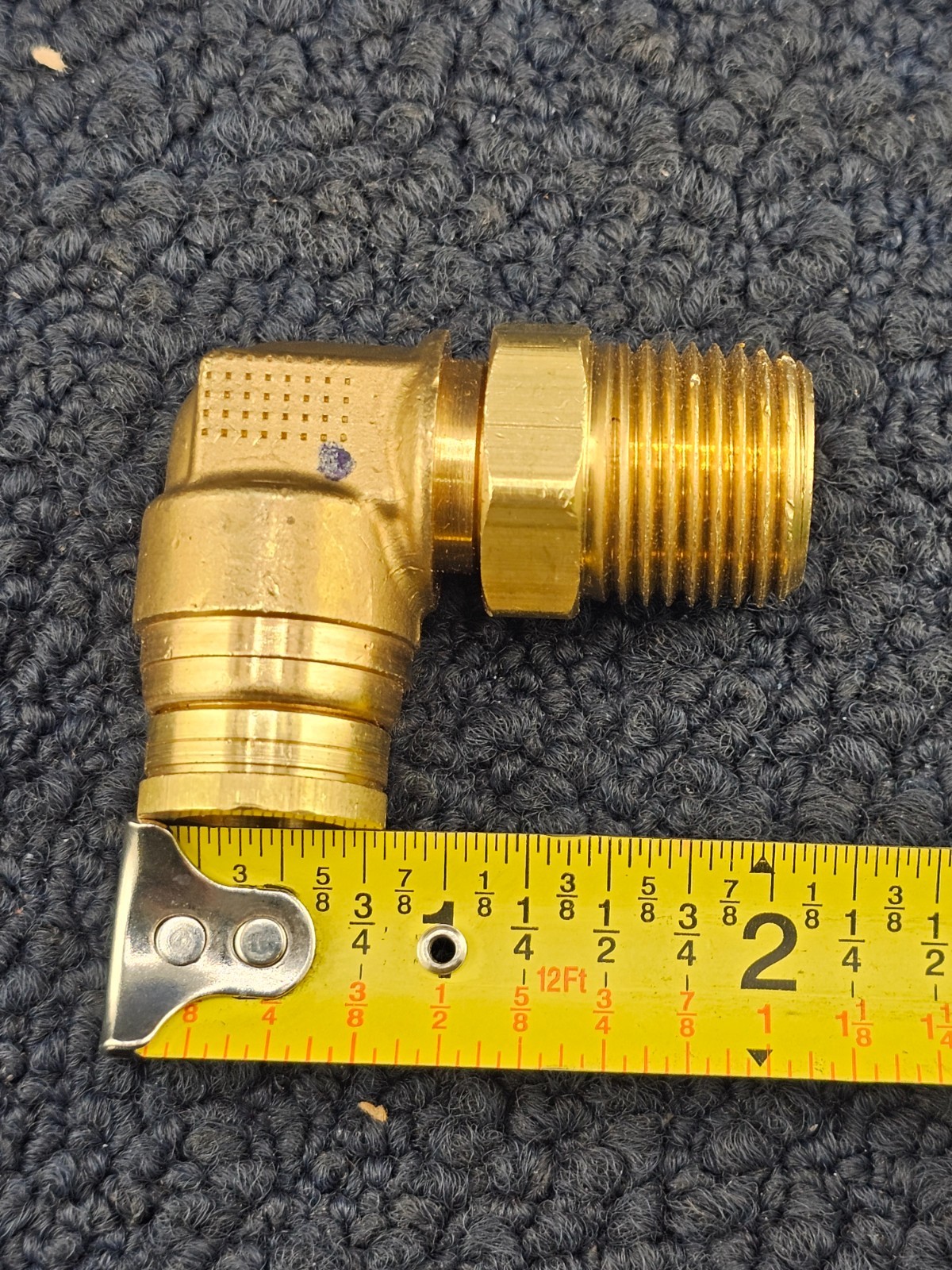 (QTY 2) Parker Tube Fitting Push-to-Connect 90 Degree Elbow